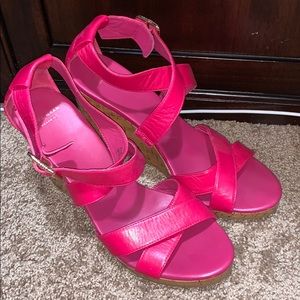 Cole Haan Hot Pink Wedges